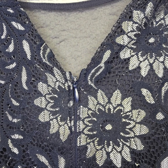 En Focus Studio‎ Maxi Dress Womens 6 Floral Lace Mermaid Formal Prom Statement - Picture 10 of 16